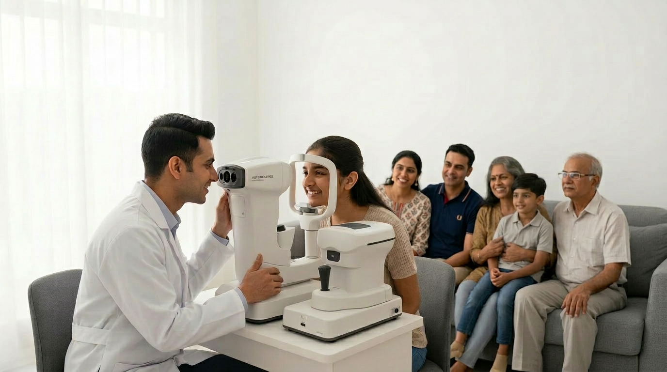 Eye Screening in Ghaziabad — Complete Home Eye Screening Service